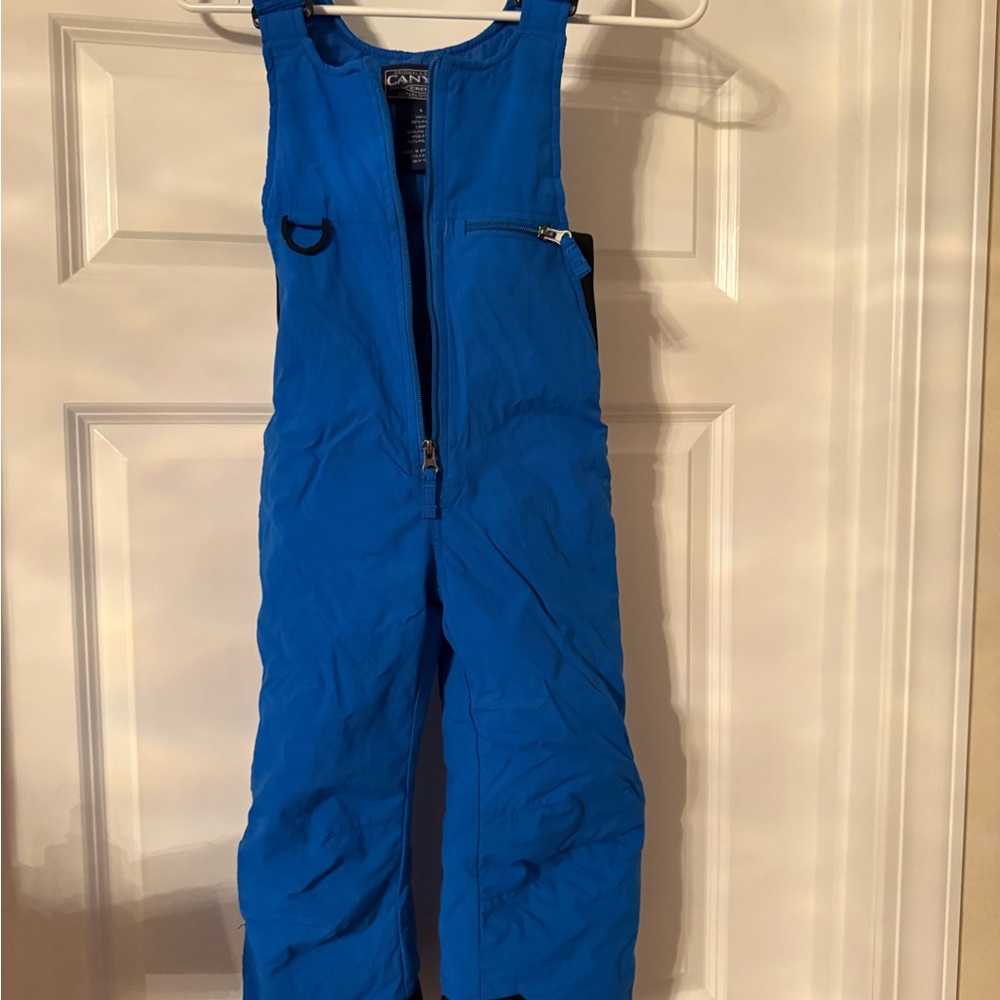 Canon Bright BlueWaterproof Kids Snow Overalls size 5